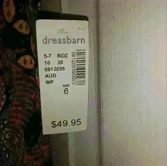 Roz and Ali Dress barn women's geometrical dress warm earth tones .nwt multiple - Picture 4 of 9